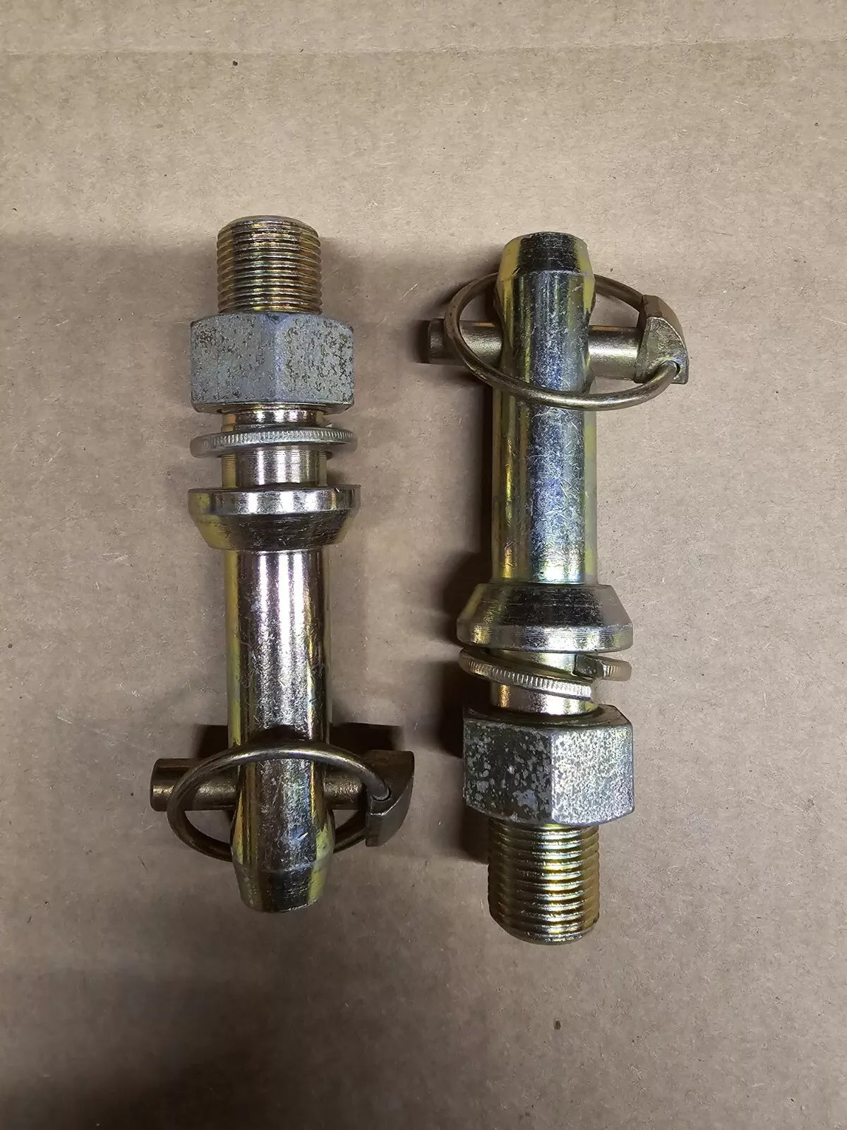 M.G.E. Products Custom Lower Tractor Draw Pins 7/8 Category 1 3pt Hitch - 2 Pack