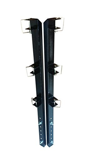 M.G.E. Products Heavy Duty Custom Landscape Trimmer Rack for Truck & Trailer Mount - Holds Edgers, Pole Saws, Tree Trimmers & More - 3 Slot