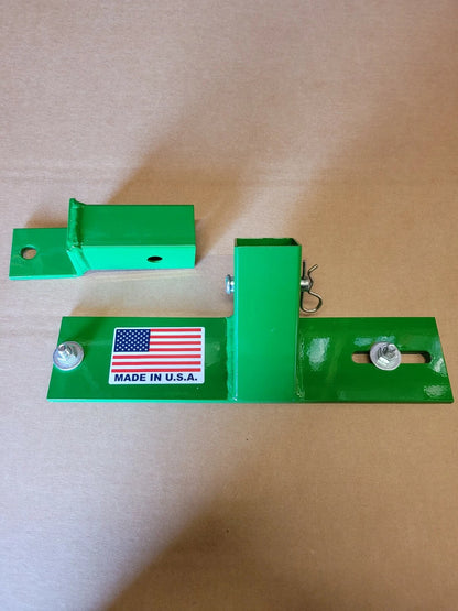 M.G.E Products Made Hitch for John Deere ZTrak 737, 757, 777, 797 - US Steel Construction, Ideal for Plugger, Spiker, Spreader and More - Made in The USA