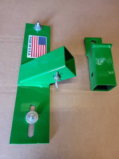 M.G.E Products Made Hitch for John Deere ZTrak 737, 757, 777, 797 - US Steel Construction, Ideal for Plugger, Spiker, Spreader and More - Made in The USA