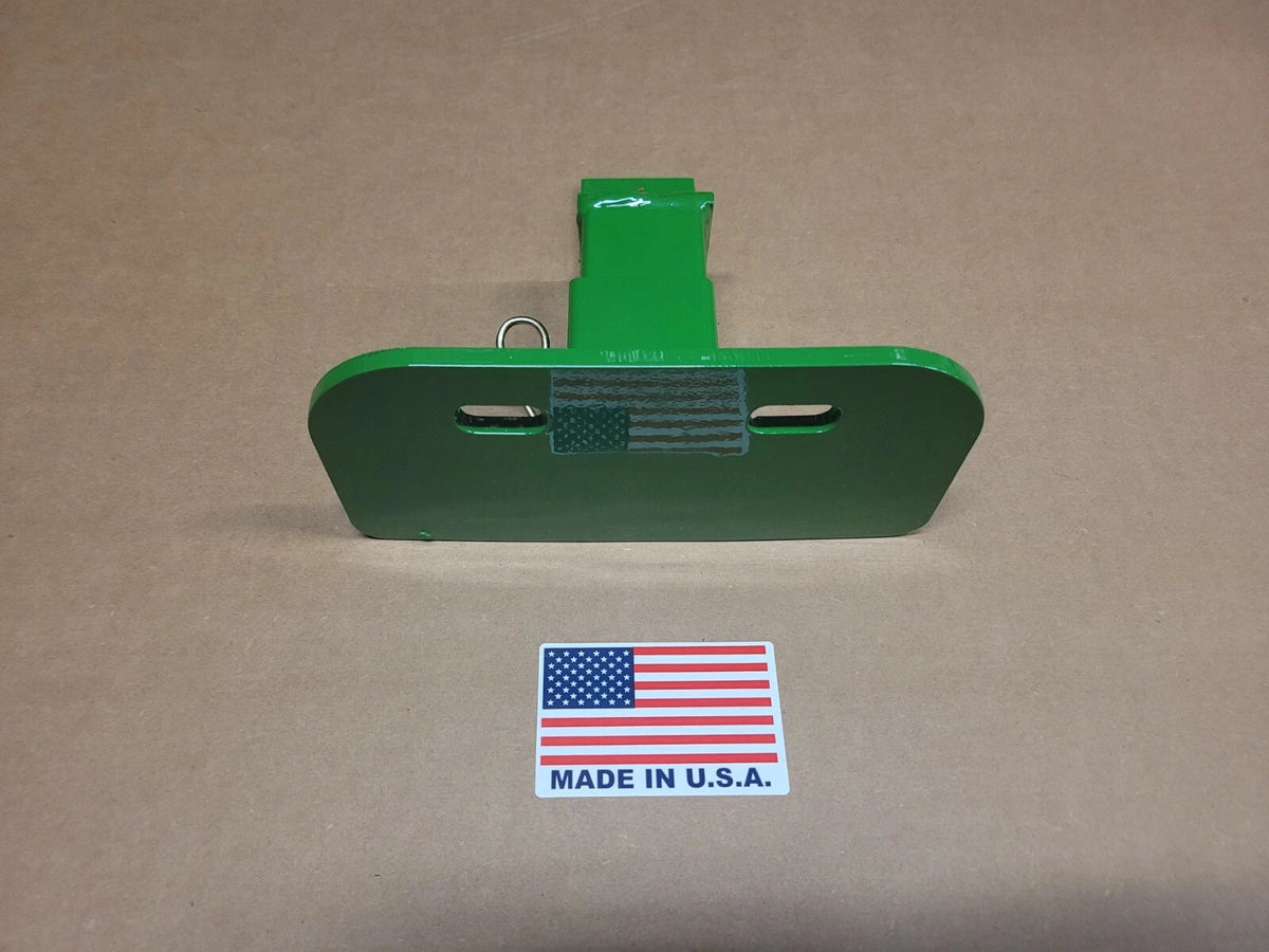 M.G.E. Products Trailer Hitch Compatible with John Deere Z Trak Model Z930 Mower & M Series - Heavy Duty Alloy Steel Attachment with Powder Coating in John Deere Green - USA Made