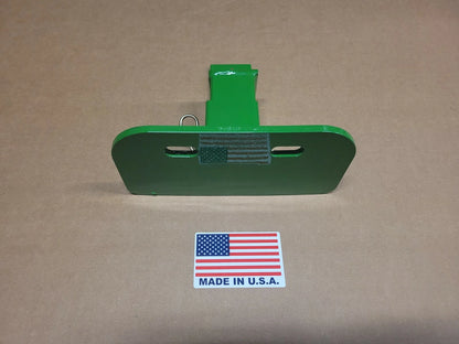 M.G.E. Products Trailer Hitch Compatible with John Deere Z Trak Model Z930 Mower & M Series - Heavy Duty Alloy Steel Attachment with Powder Coating in John Deere Green - USA Made