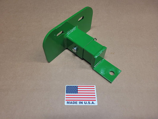 M.G.E. Products Trailer Hitch Compatible with John Deere Z Trak Model Z930 Mower & M Series - Heavy Duty Alloy Steel Attachment with Powder Coating in John Deere Green - USA Made