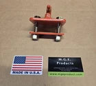 M.G.E. Products Custom 5/16" Bolt On Grab Hooks For Loader Tractor Bucket Heavy Duty Skid Steer - Orange