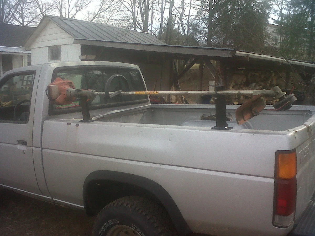 M.G.E. Products Heavy Duty Custom Landscape Trimmer Rack for Truck & Trailer Mount - Holds Edgers, Pole Saws, Tree Trimmers & More - 1 Slot