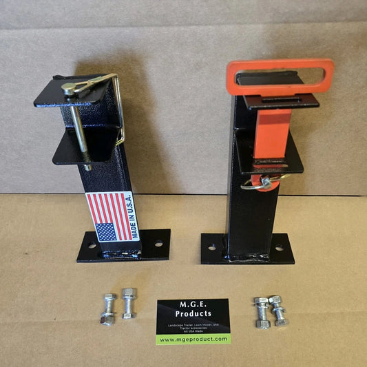 M.G.E. Products Heavy Duty Custom Landscape Trimmer Rack for Truck & Trailer Mount - Holds Edgers, Pole Saws, Tree Trimmers & More - 1 Slot