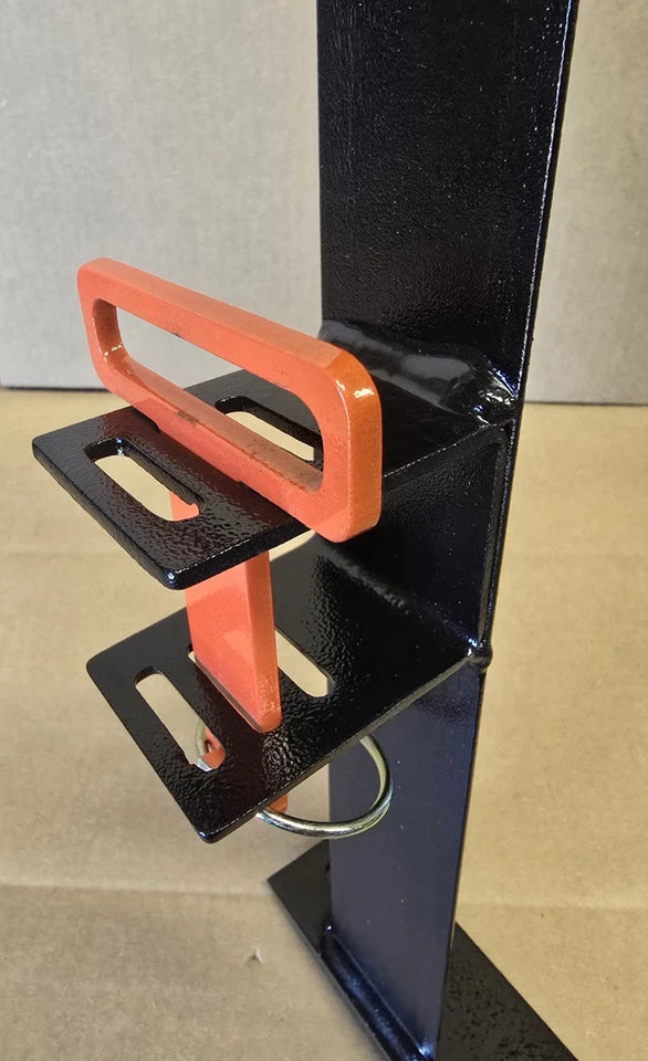 M.G.E. Products Heavy Duty Custom Landscape Trimmer Rack for Truck & Trailer Mount - Holds Edgers, Pole Saws, Tree Trimmers & More - 2 Slot
