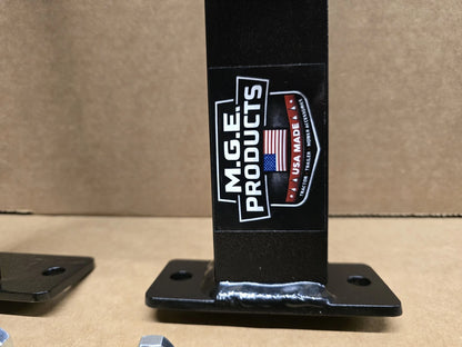 M.G.E. Products Heavy Duty Custom Landscape Trimmer Rack for Truck & Trailer Mount - Holds Edgers, Pole Saws, Tree Trimmers & More - 2 Slot