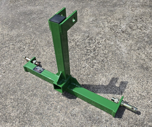 Category 1 Hitch  3 point Drawbar Receiver Hitch for Tractors - Standard 7/8 Inch Draw Pins - Powder Coated - Made in The USA
