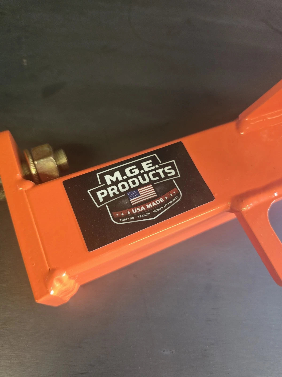 CAT 0 Farm Tractor Skid 3 Point Hitch Drawbar Receiver Hitch Orange USA Made!!!