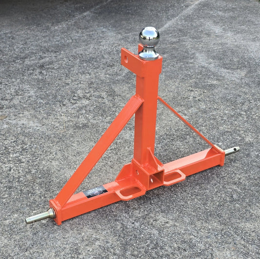 3 Point Trailer Hitch With 2" Receiver For Category 1 Tractor Heavy Duty USA