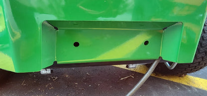 M.G.E. Products Trailer Hitch Compatible with John Deere Z Trak Mower Z325E & Z320M Models - Heavy Duty Alloy Steel Attachment with Powder Coating in John Deere Green - USA Made